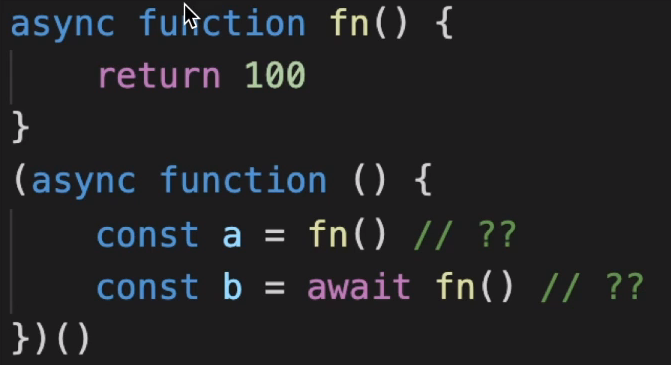 async/await面试题